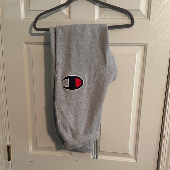 Champion Other - Champion Mens Gray Joggers with Logo